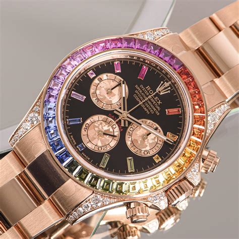 rolex rainbow retail price|rolex 116595rbow for sale.